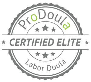 Certified Elite Labor Doula badge