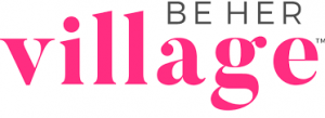 BE HER village logo