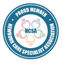 NCSA - Proud Member - Newborn Care Specialist Association Logo