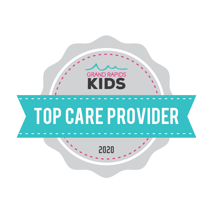 Grand Rapids Kids Top Care Provider 2020 Badge