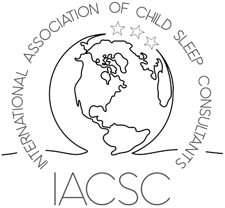 IACSC - International Association Of Child Sleep Consultants Black & White Logo