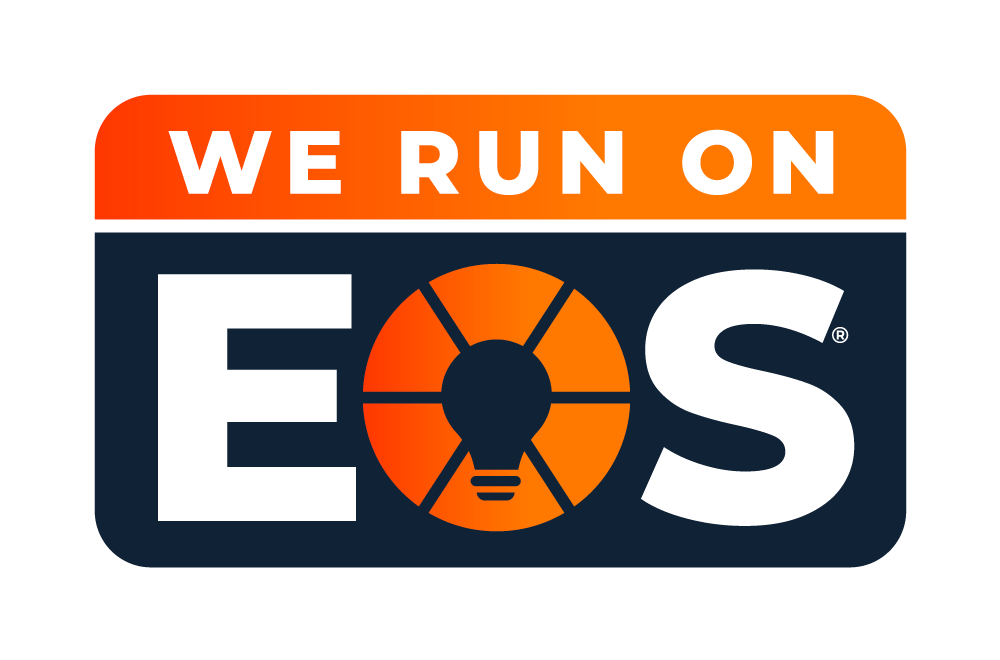 We Run on EOS Logo in color