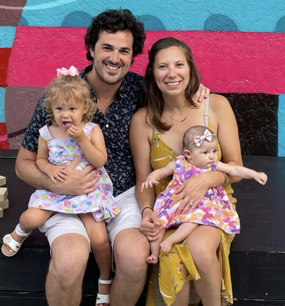Jackie from Gold Coast Doulas poses with your husband and two kids