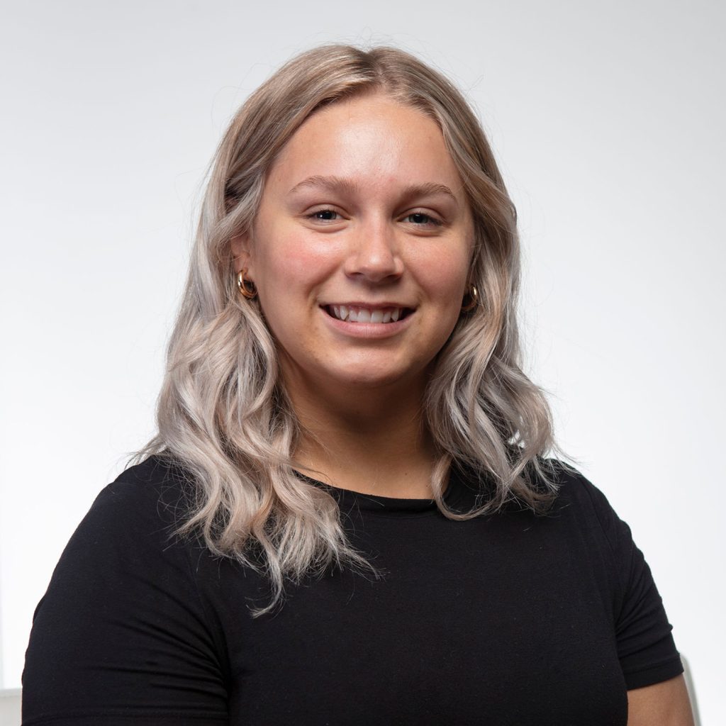 Olivia in black shirt Headshot Gold Coast Doulas