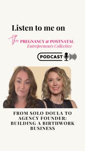 the Pregnancy & Postnatal Entrepreneur's Collective podcast