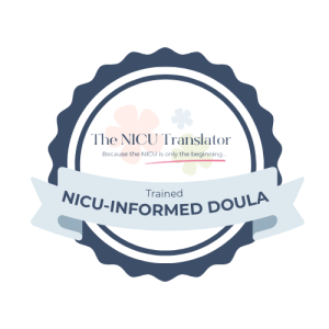 NICU Informed Doula Badge