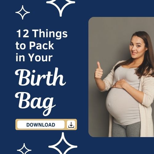 12 Things to Pack in Birth Bag