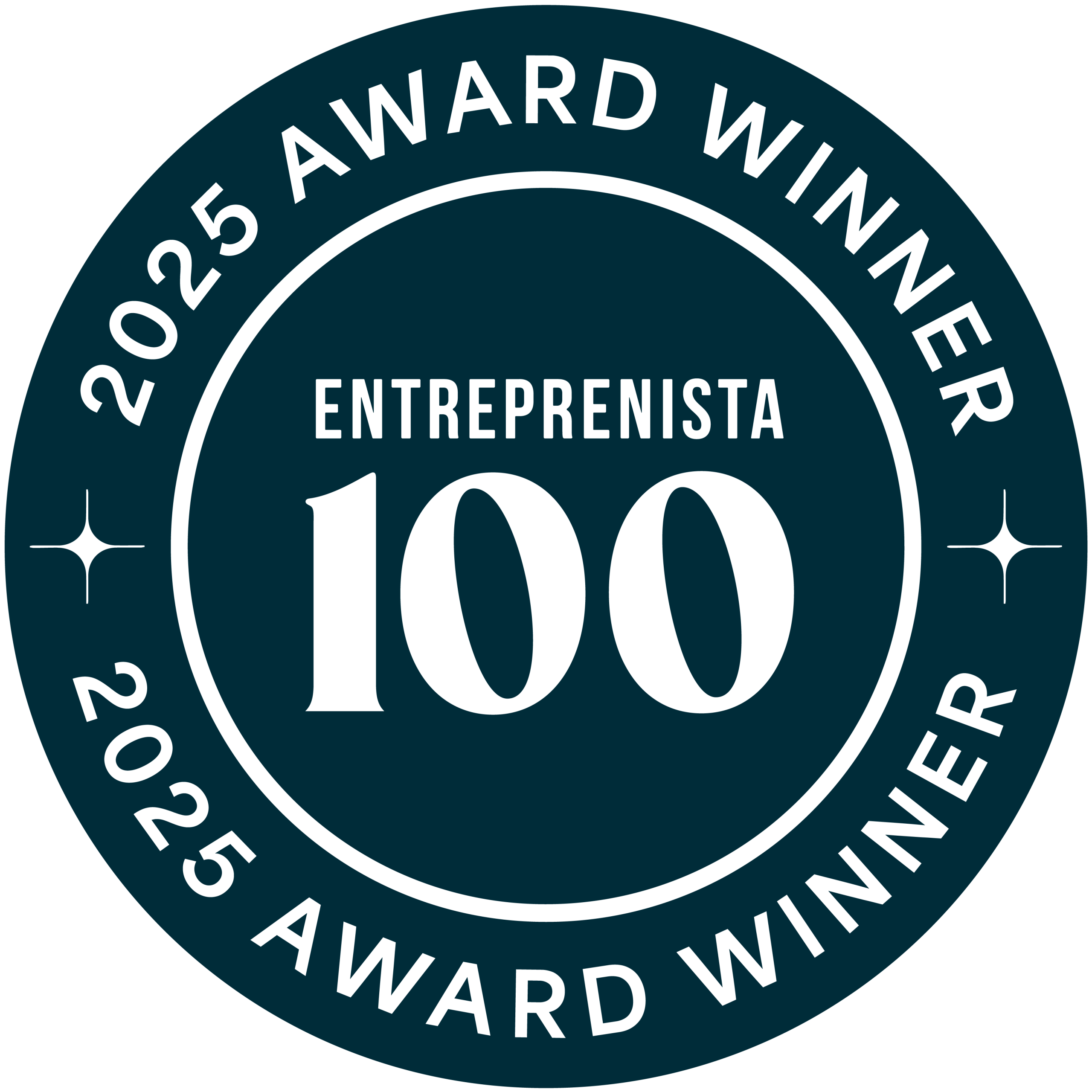 2025 Entreprenista 100 award winner